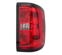 CRRYUQWWM Pour Chevrolet Pour Silverado 2014 2015 2016 2017 2018 Lampe D'arrière Rouge Accessoires De Lumière D'arrière De Voiture (gauche,16-18)