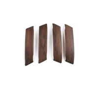 CRRYUQWWM Pour Land Rover Pour Discovery Sport 2020-2022 4 Pièces Accessoires Voiture ABS Poignées Porte Intérieures Panneau Tirer Couverture Garniture (Wood Texture)