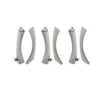 CRRYUQWWM Pour Série 3 E90 E91 E92 316 318 320 325 328i 2004-2012 LHD RHD Beige Noir Gris Ensemble De Poignées De Porte Intérieures De Rechange (LHD Gray)