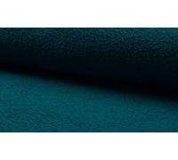 CRS Fur Fabrics Double Face Coton éponge Tissu - Pétrole