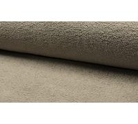 CRS Fur Fabrics Double Face Coton Tissu éponge - Taupe