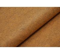 CRS Fur Fabrics Fait Main en Feutre de Laine/Viscose Tissu - Marl Doré V20