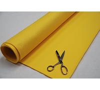 CRS Fur Fabrics Feutre Acrylique de 3 mm d'épaisseur, Jaune, 1 m - 150 cm x 100 cm