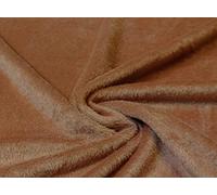 CRS Fur Fabrics Jersey Coral Cuddlesoft Tissu polaire en fourrure Camel 1 m 150 cm x 100 cm, 1Mtr-150cm x 100cm