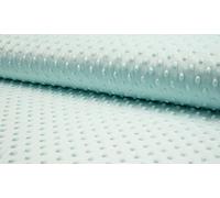 CRS Fur Fabrics Luxe Supersoft Dimple en Tissu Doux Tissu Polaire Matériau - Pale Mint