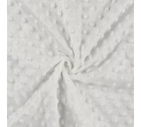 CRS Fur Fabrics Luxueux Tissu Polaire Super Doux et câlin - Ivoire