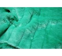CRS Fur Fabrics Tissu en Fausse Fourrure de Luxe - Peluche, Vert Marin