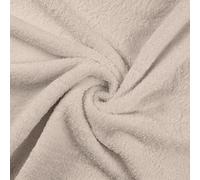 CRS Fur Fabrics Tissu éponge en Bambou Doux-Écru-1 m-150 cm x 100 cm, Ecru, 1Mtr - 150cm x 100cm