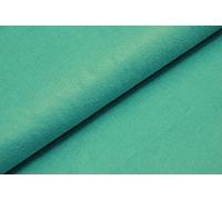 CRS Fur Fabrics Tissu feutré en Laine/Viscose Turquoise V5 1 m 100 cm x 90 cm
