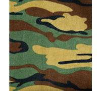 CRS Fur Fabrics Tissu, Polaire, Camouflage, 1Mtr 150cmx100cm