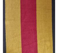 CRS Fur Fabrics Tissu, Polaire, Doré/Rouge, 1Mtr 150cmx100cm