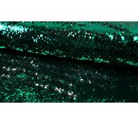 CRS Vendor LTD. Tissu à Paillettes Bicolore Motif écailles de sirène Vert/argenté