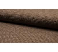 CRS Vendor LTD. Tissu nid d'abeille 100% Coton piqué Marron