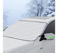 CRTATE Auto Couverture Pare-Brise Voiture, pour Hyundai Kona SX2 2024 2025 Repliable Protege Brise Pare Pare Neige Voiture Housse de Pare-Brise de Voiture