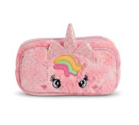 CRTLNYH Trousse à Crayons Licorne,Trousse à Crayons 3D pour, Paillettes Papeterie Sac à Crayons Rangement Grande capacité Sac à Crayons Paillettes,Cadeaux De RentréE (Rose-A)