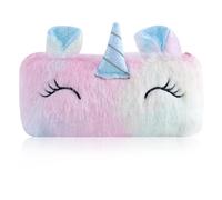 CRTLNYH Trousse à Crayons Licorne,Trousse à Crayons 3D pour, Paillettes Papeterie Sac à Crayons Rangement Grande capacité Sac à Crayons Paillettes,Cadeaux De RentréE, -20.5 * 9.7CM (Pastel)