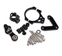 CRTQNS Accessoires Moto pour Ducati 848 pour Monster 696 795 796 797 821 900 1100 1200 1200R Support De Stabilisateur D'amortisseur De Direction De Moto Pièces Rechange(848 Bracket Black)