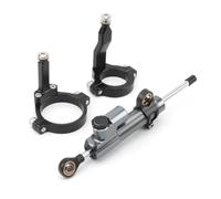 CRTQNS Accessoires Moto pour Kawasaki ZX4R ZX4RR ZX-4R ZX-4RR ZX 4R 4RR 2023 2024 Support Montage Stabilisateur D'amortisseur Direction en Aluminium CNC pour Moto Pièces Rechange(Set 10)