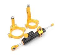 CRTQNS Accessoires Moto pour Kawasaki ZX4R ZX4RR ZX-4R ZX-4RR ZX 4R 4RR 2023 2024 Support Montage Stabilisateur D'amortisseur Direction en Aluminium CNC pour Moto Pièces Rechange(Set 4)