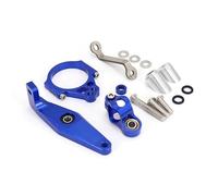 CRTQNS Accessoires Moto pour Y&amaha XSR900 XSR 900 700 XSR700 2022 2023 2024 Kit De Support De Montage pour Amortisseur De Direction Réglable pour Moto Pièces Rechange(Bracket-Blue)