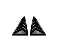CRTQNS Accessoires pour Voiture pour F&ord pour Fiesta MK8 2018 2019 2020 2021+ Couvercle De Volet De Lunette Arrière Garniture D'aération Latérale Pièces Rechange(Noir Brillant)