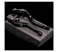 CRTQNS Embrayage moto Pour HYOSUNG Pour Aquila GV125 GV125S GV 125 S GV 125S Moto Leviers D'embrayage De Frein Réglables Poignée Levier De Frein Levier d'embrayage frein(Black)