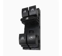 CRTQNS Pour Skoda Pour Fabia Pour Combi Pour Roomster 5J Pour Superb 2006-2015 Bouton Contrôle Interrupteur Maître Fenêtre Électrique 5ND 959 857 5ND959857 Bouton commande l'interrupteur(NO Chrome)