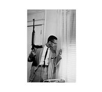 crttrs Malcolm X Poster sur toile pour chambre à coucher, paysage sportif, décoration de bureau, chambre, cadeau, sans cadre, 30 x 45 cm
