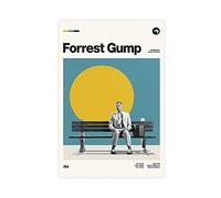 crttrs Poster de film vintage moderne FORREST GUMP (1) sur toile pour décoration de chambre à coucher, bureau, chambre, cadeau, sans cadre, 30 x 45 cm