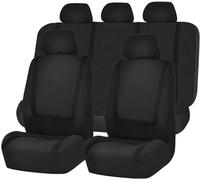 crttrs Voiture Ensembles Housses Siège pour VW Golf 8|Golf GTE/Golf GTI/Golf GTD, Confortables Respirant Lavable Couvre Sieges pour Avant Et Arrière Quatre Saisons Protection Interieur,B Black