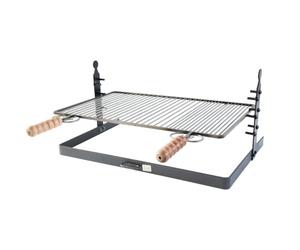 Cruccolini Grill grille avec base de soutien et hauteur réglable, 60 x 37 cm