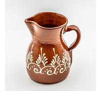 Cruche à eau Galice Marron Décorée 1.2L