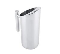 Cruche A Eau, Pichet Inox, 1-2L cruche en acier inoxydable à bec de débit de précision Pichet Eau Carafe Eau pour cuisinière à induction
