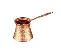 Cruche Cuivre Martelé Cafetière en cuivre martelé à la main, goutte-à-goutte rétro, tasse lait facile utiliser, moka, poignée laiton, accessoires