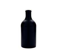 Cruche en grès 500 ml, noire, ouverture : liège