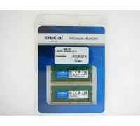 Crucial 16GB DDR4 Kit 2x 8GB 2666 MHZ PC4-21300 Sodimm 260-Pin PC Mémoire Neuf