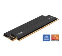Kit Barrettes mémoire 32Go (2x16Go) DIMM DDR4 Crucial Pro PC4-25600 (3200 Mhz) (Noir)