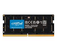 - DDR5 - module - 32 Go - SO DIMM 262 broches - 4800 MHz / PC5-38400 - CL40 - 1.1 V - mémoire sans tampon - non ECC