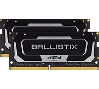 Crucial Ballistix BL2K16G32C16S4B 3200 MHz, DDR4, DRAM, Mémoire Kit pour Ordinateurs Portables de Gamer, 32Go (16Go x2), CL16