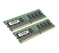 Crucial CL7 Mémoire RAM DDR2 2 Go (2 x 1 Go) PC2-8500 1066 MHz