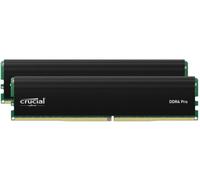 Crucial - DDR4 - kit - 64 Go: 2 x 32 Go - DIMM 288 broches - 3200 MT/s / PC4-25600 - CL22 - 1.2 V - mémoire sans tampon
