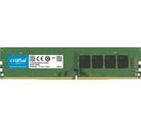 Crucial - DDR4 - module - 16 Go - DIMM 288 broches - 3200 MT/s / PC4-25600 - CL22 - 1.2 V - mémoire sans tampon - non ECC PCB vert G