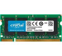 Crucial CT25664AC800 2GB (DDR2, 800MHz, PC2-6400, SODIMM, 200-Pin) Mémoire