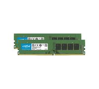 Crucial - DDR4 - kit - 32 Go: 2 x 16 Go - DIMM 288 broches - 3200 MHz / PC4-25600 - mémoire sans tampon
