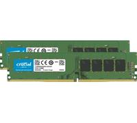 Crucial - DDR4 - kit - 32 Go: 2 x 16 Go - DIMM 288 broches - 3200 MHz / PC4-25600 - mémoire sans tampon