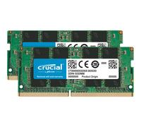 Crucial - DDR4 - kit - 32 Go: 2 x 16 Go - SO DIMM 260 broches - 3200 MHz / PC4-25600 - mémoire sans tampon