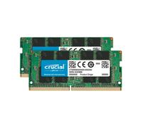 - DDR4 - kit - 32 Go: 2 x 16 Go - SO DIMM 260 broches - 3200 MHz / PC4-25600 - CL22 - 1.2 V - mémoire sans tampon - non ECC