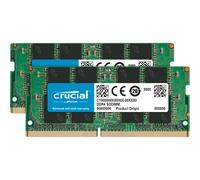 - DDR4 - kit - 32 Go: 2 x 16 Go - SO DIMM 260 broches - 3200 MHz / PC4-25600 - CL22 - 1.2 V - mémoire sans tampon - non ECC