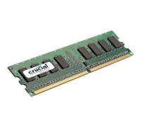 Crucial - DDR2 - module - 2 Go - DIMM 240 broches - 800 MHz / PC2-6400 - CL6 - 1.8 V - mémoire sans tampon - non ECC - pour ASUS M2N, M2N32; BFG NVIDIA nForce 680; ECS 761, G31; Intel Desktop...