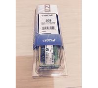 Crucial DDR2 PC2-6400 DIMM 2GB 2Go DDR2 800MHz Module de mémoire - modules de mémoire (2 Go, 1 x 2 Go, DDR2, 800 MHz, 240-pin DIMM)